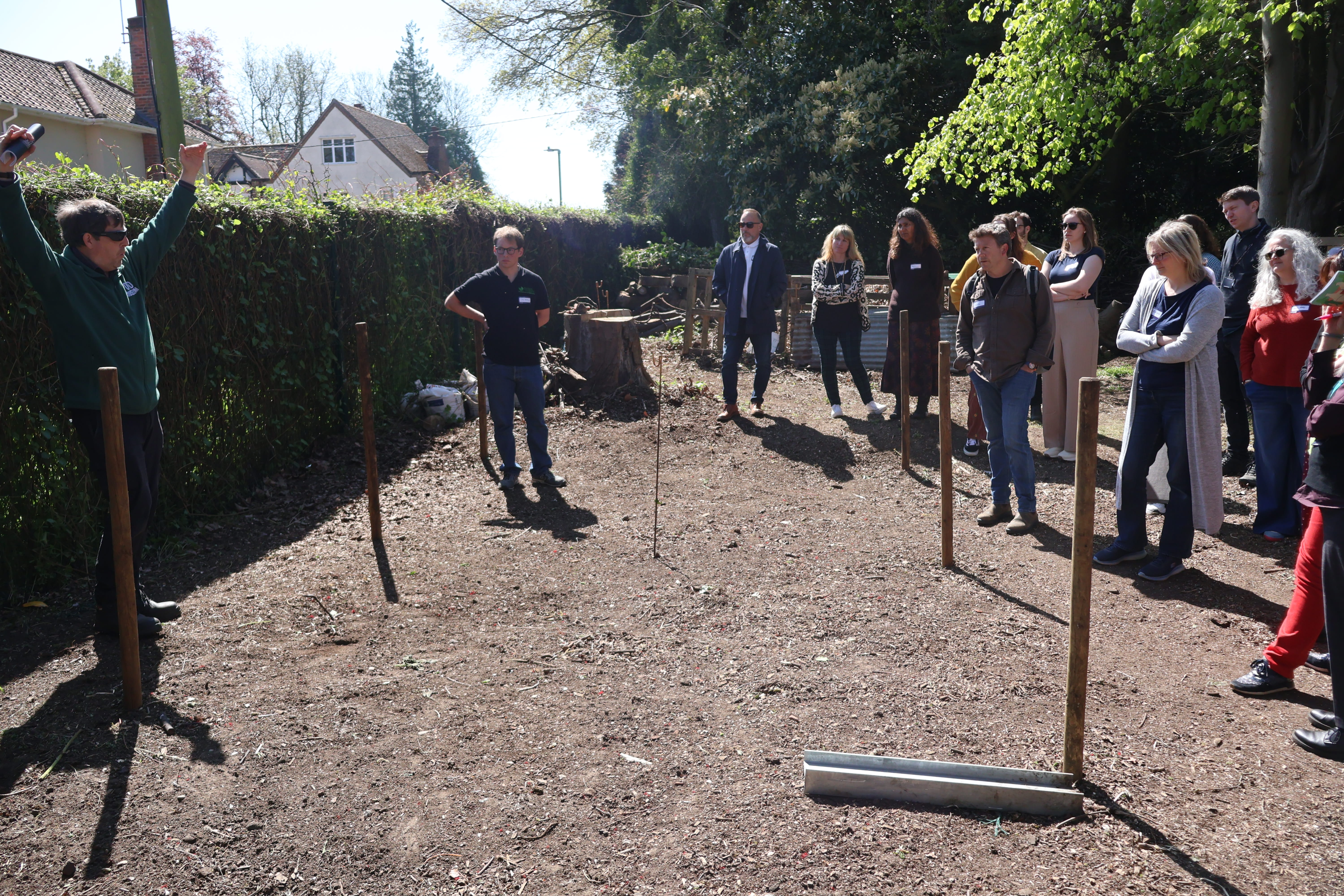 he event took place at Stowmarket's Food Museum, where attendees were treated to a tour of the site's active composting area